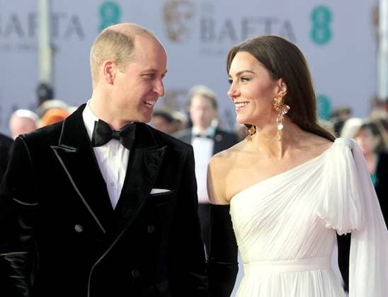 Entertainment Themen der Woche KW07 Entertainment Bilder des Tages . 19 02 2023. London, United Kingdom. Prince William and Kate Middleton, the Prince and Princess of Wales, at the BAFTA Film Awards in London.  xi-Imagesx xPoolx IIM-24157-0154