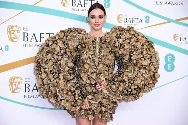 Andreea Cristina bei der Verleihung der BAFTA Film Awards 2023 76th British Academy Film Awards in der Royal Albert Hall. London, 19.02.2023