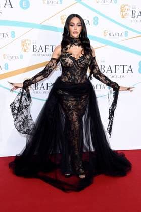 Munroe Bergdorf bei der Verleihung der BAFTA Film Awards 2023 76th British Academy Film Awards in der Royal Albert Hall. London, 19.02.2023