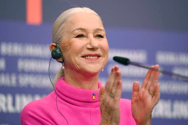 Helen Mirren bei der Pressekonferenz zum Kinofilm Golda auf der Berlinale 2023 73. Internationale Filmfestspiele Berlin im Hotel Grand Hyatt. Berlin, 20.02.202
