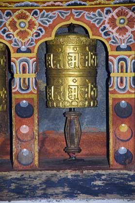 Prayer wheels located inside the Royal Palace known as Dechencholing Palace. Thimphu Prayer wheels located inside the Royal Palace known as Dechencholing Palace. Thimphu. Bhutan Copyright: xZoonar.com RealityImagesx 12663836