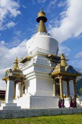 Memorial Chorten, also known as the Thimphu Chorten, Thimphu Memorial Chorten, also known as the Thimphu Chorten, Thimphu. Bhutan Copyright: xZoonar.com RealityImagesx 12673161