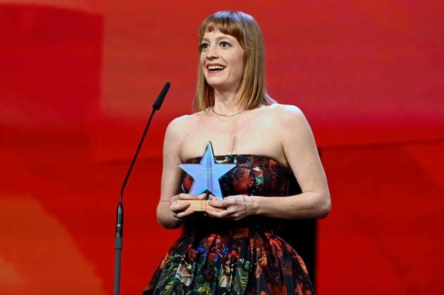Leonie Benesch (Deutschland) bei der Verleihung der European Shooting Stars Awards 2023 und der Premiere des Kinofilms Golda auf der Berlinale 2023 73. Internationale Filmfestspiele Berlin Berlinale Palast. Berlin, 20.02.2023