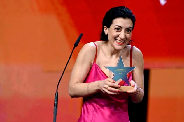 Bilder des Jahres 2023, Entertainment 02 Februar Entertainment Themen der Woche KW08 Entertainment Bilder des Tages Gizem Erdogan (Schweden) bei der Verleihung der European Shooting Stars Awards 2023 und der Premiere des Kinofilms Golda auf der Berlinale 2023 73. Internationale Filmfestspiele Berlin Berlinale Palast. Berlin, 20.02.2023 *** Gizem Erdogan Sweden at the presentation of the European Shooting Stars Awards 2023 and the premiere of the feature film Golda at the Berlinale 2023 73 Berlin International Film Festival Berlinale Palast Berlin, 20 02 2023 Foto:xF.xKernx xFuturexImage