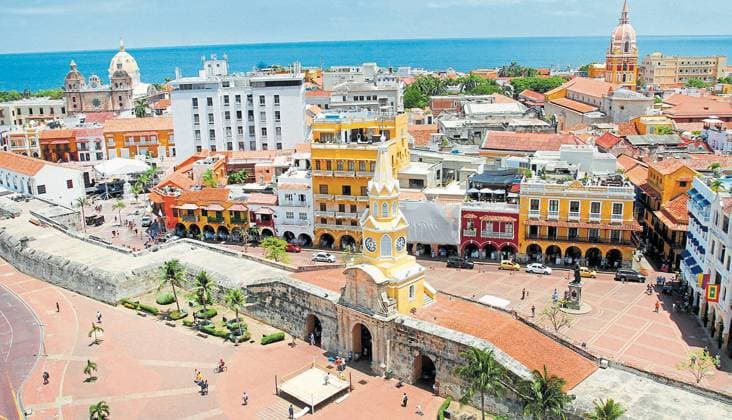 February 1, 2023: NO ARCHIVAR . . PANORAMICA DE LA PLAZA DE LA PAZ EN ELCENTRO HISTORICO DFEC CARTAGENA FOTOS: YOMAIRA GRANDETT EL TIEMPO.. Cartagena Abril 9 de 2019..Expertos en Patrimonio de la Unesco, Icomos e Icofort presentan hoy el informe ?Patrimonio de Cartagena riesgos y retos? donde dar - ZUMAe56_ 20230201_zaf_e56_003 Copyright: xElxTiempox