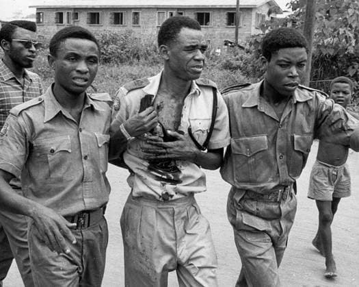 1968-12-20 The Nigerian Civil War (also known as the Biafran War and the Nigerian-Biafran War), A wounded soldier. NIGERIA x53x *** 1968 12 20 The Nigerian Civil War also known as the Biafran War and the Nigerian Biafran War , A wounded soldier NIGERIA x53x  Copyright: xSven-ErikxSjöberg DN TTx NIGERIAN CIVIL WAR