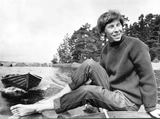 FILE 1961-07-13 Tove Jansson, author of the Moomin books, pictured at her childhood island Bredsar in the Gulf of Finland, where she owned several houses. Bredsär FINLAND x190x *** FILE 1961 07 13 Tove Jansson, author of the Moomin books, pictured at her childhood island Bredsar in the Gulf of Finland, where she owned several houses Bredsär FINLAND x190x  Copyright: xAlfxLidmanx TOVE JANSSON