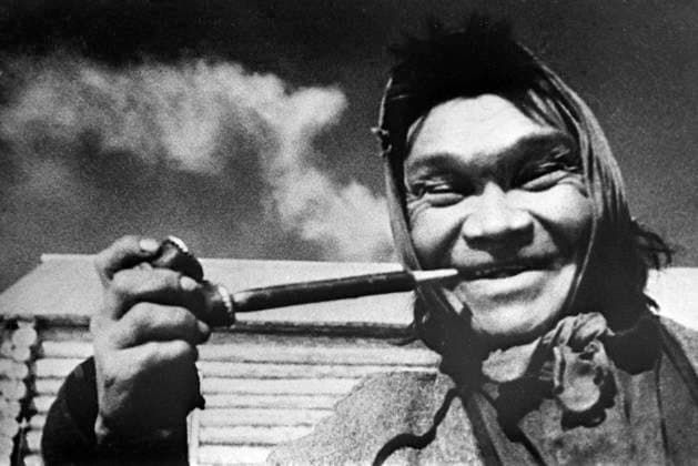 Hunter Pavel Tolstykh 5633685 14.02.1935 Hunter Pavel Tolstykh, the best hunter in the Turukhansk taiga. Dmitry Debabov Turukhansk Krasnoyarsk region Russia  Copyright: xDmitryxDebabovx