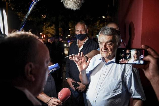 Razzia gegen Clan-Kriminalität *** NUR FÜR REDAKTIONELLE ZWECKE *** EDITORIAL USE ONLY ***<p>Herbert Reul, Innenminister des Landes Nordrhein-Westfalen, am Samstag, 15. August 2020 während einer Razzia gegen Clan-Kriminalität in Essen. Deutschland NRW Essen Copyright: SocratesxTassos *** Raid against Clan Crime *** ONLY FOR EDITORIAL PURPOSE *** EDITORIAL USE ONLY *** P Herbert reul, Minister of the Interior of Country North Rhine Westphalia, on Saturday, 15 August 2020 during a Raid against Clan Crime in Food Germany NRW Food Copyright Socrates x Tassos Copyright: SocratesxTassos doc7bwl60if4p2n8y8l15xr EDITORIAL USE ONLY