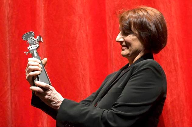 Caroline Champetier bei der Verleihung der Berlinale Kamera an Caroline Champetier auf der Berlinale 2023 73. Internationale Filmfestspiele Berlin im Haus der Berliner Festspiele. 23.02.2023