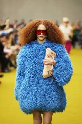 Bilder des Jahres 2023, Entertainment 02 Februar Entertainment Themen der Woche KW08 Entertainment Bilder des Tages Milan, Milan Fashion Week, woman Fall Winter 2023 2024 - Gucci fashion show - runway  Copyright: xRiccardoxGiordanox xipa-agency.nx xModaxMilanox IPA_IPA36323367