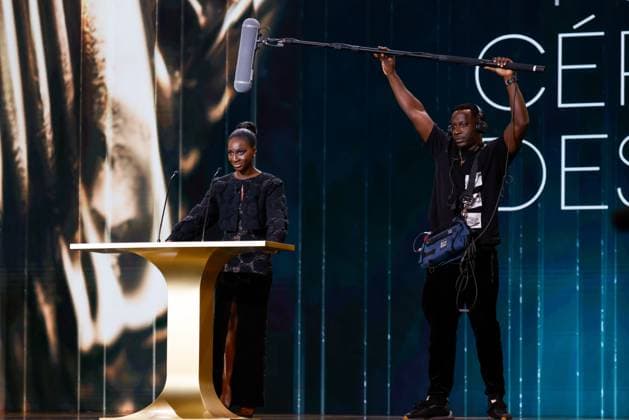 48eme ceremonie des CESAR a l Olympia salle. 2023 Cesar Film Awards at Olympia Ceremony on stage. Paris, FRANCE-24 02 2023. 288987 2023-02-25 PARIS France Haidara, Eye  Copyright: xRomualdxMeigneuxx xStarfacex STAR_288987_113