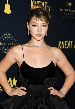 BEVERLY HILLS, CALIFORNIA - FEBRUARY 24: Madelyn Cline attends the Hollywood Critics Association s 2023 HCA Film Awards at Beverly Wilshire, A Four Seasons Hotel on February 24, 2023 in Beverly Hills, California. Copyright: xJeffreyxMayer JTMPhotosx
