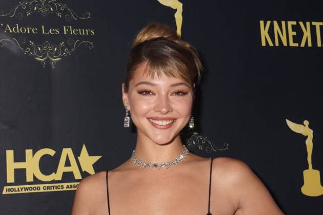 Madelyn Cline 02 24 2023 Hollywood Critics Association?s 2023 HCA Film Awards held at the Beverly Wilshire, A Four Seasons Hotel in Beverly Hills, CA.  Copyright: xI.xHasegawax 34489-030HNW