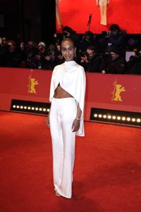 Hadnet Tesfai bei der Ankunft zur Abschluss Feier am Berlinale Palast der 73. Internationale Filmfestspiele Berlinale am 25.02.2023 in Berlin Berlinale 2023- Abschluss Feier Closing Ceremony Night