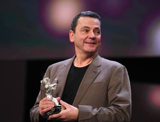 Entertainment Themen der Woche KW08 (230226) -- BERLIN, Feb. 26, 2023 -- Christian Petzold, director of the film Afire , speaks after receiving the Silver Bear Grand Jury Prize during the 73rd Berlin International Film Festival in Berlin, Germany, Feb. 25, 2023. ) GERMANY-BERLIN-BERLINALE 2023-AWARDS RenxPengfei 