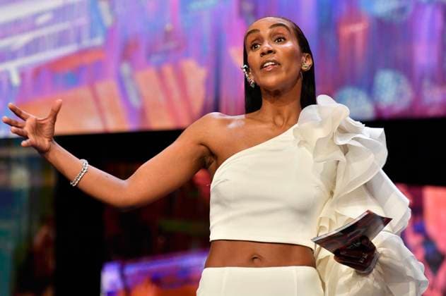 Hadnet Tesfai bei der Closing Ceremony mit Preisverleihung auf der Berlinale 2023 73. Internationale Filmfestspiele Berlin im Berlinale Palast. Berlin, 25.02.2023