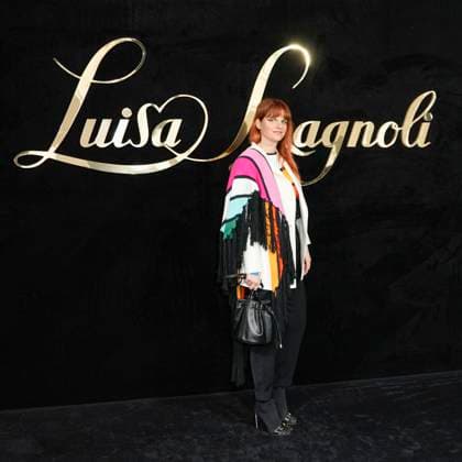 Entertainment Themen der Woche KW08 Entertainment Bilder des Tages Milan, Milan Fashion Week, fall winter 2023 2024. Milan, Women s fashion, autumn winter 2023 2024. Luisa Spagnoli fashion show arrivals Pictured: Chiara Galliazzo  Copyright: xRiccardoxGIordanox xipa-agency.nx xmodaxmilanox IPA_IPA36365306