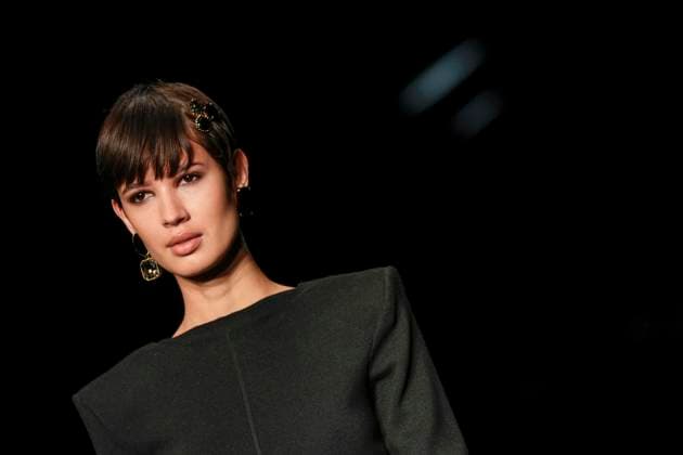 Entertainment Themen der Woche KW08 Entertainment Bilder des Tages Milan, Milan Fashion Week, fall winter 2023 2024. Milan, Women s fashion, autumn winter 2023 2024. Luisa Spagnoli fashion show catwalk Pictured: model  Copyright: xRiccardoxGIordanox xipa-agency.nx xmodaxmilanox IPA_IPA36374069