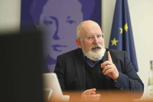 Frans Timmermans EU-Kommissar *** NUR FÜR REDAKTIONELLE ZWECKE *** EDITORIAL USE ONLY ***<p>Der Vizepräsident der EU-Kommission, Frans Timmermans am 18. Mai 2021 im Europäischen Haus in Berlin: Deutschland Berlin Copyright: RetoxKlar *** Frans Timmermans EU Commissioner *** ONLY FOR EDITORIAL PURPOSE *** EDITORIAL USE ONLY *** P the Vice President the EU Commission, Frans Timmermans on 18 May 2021 at European House in Berlin Germany Berlin Copyright RetoxClear Copyright: RetoxKlar doc7fu7b4nq3iwv8l1oofe EDITORIAL USE ONLY