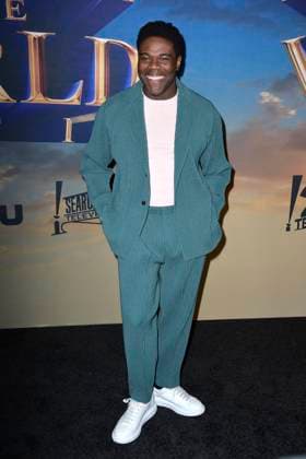 Sam Richardson bei der Premiere der Hulu-Streamingserie History of the World, Part II im Hollywood Legion Theater. Los Angeles, 27.02.2023