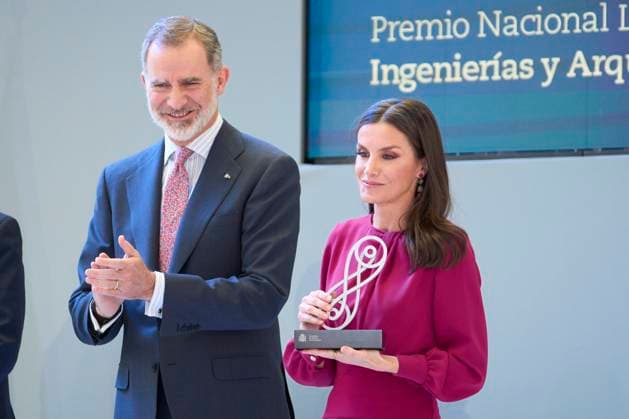 01-03-2023 Alicante Queen Letizia and King Felipe attend the national research awards for youth 2022 at the Mediterranean house in Alicante. No Spain Â  Copyright: xPPEx