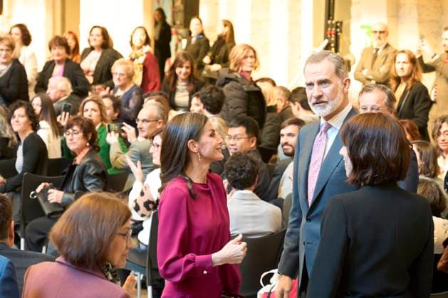 01-03-2023 Alicante Queen Letizia and King Felipe attend the national research awards for youth 2022 at the Mediterranean house in Alicante. No Spain Â  Copyright: xPPEx