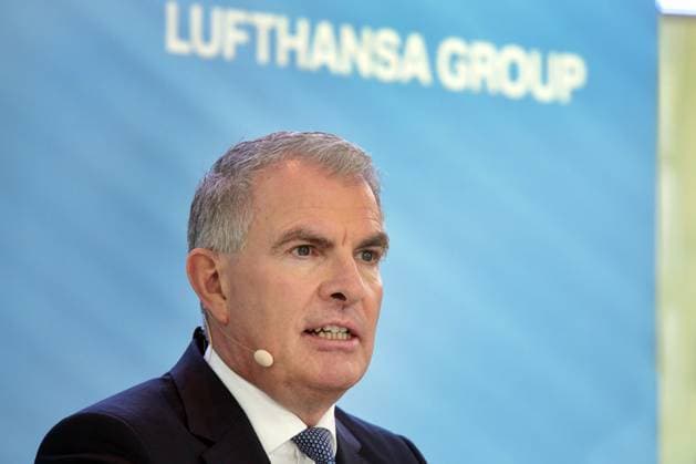 News Themen der Woche KW09 News Bilder des Tages Deutschland, Fran, 03.03.2023 Bilanz-Pressekonferenz der Lufthansa Group Foto: Carsten Spohr, Vorstandsvorsitzender der Lufthansa Group Bilanz-Pressekonferenz der Lufthansa Group *** Germany, Fran, 03 03 2023 Lufthansa Group Balance Sheet Press Conference Photo Carsten Spohr, Chairman of the Executive Board and CEO of the Lufthansa Group Lufthansa Group Balance Sheet Press Conference