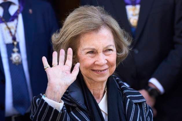 Entertainment Themen der Woche KW09 Entertainment Bilder des Tages Königin Sofia von Spanien besucht das traditionelle Erntedankfest an Medinacelis Christus in Madrid 03-03-2023 Queen Sofia attended the traditional thanksgiving to Medinacelis Christ at Jesus at the Medinaceli church in Madrid. There is a tradition in Spain to kiss the feet of Cristo de Medinaceli sculpture to show devotion on the first Friday of March. No Spain Â  Copyright: xPPEx