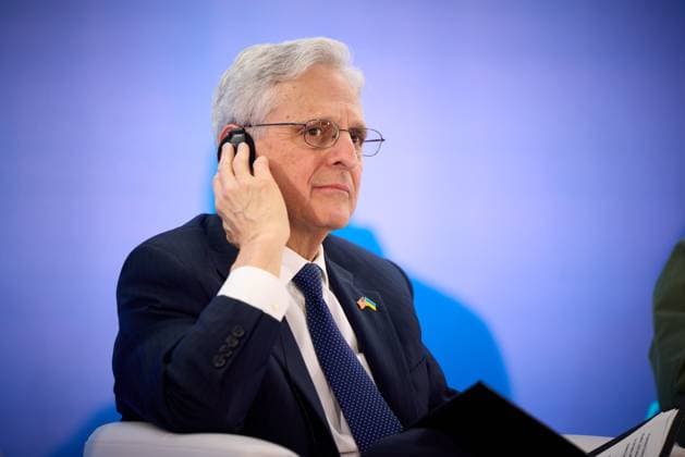 News Themen der Woche KW09 News Bilder des Tages March 3, 2023, Lviv, Lviv, Ukraine: Attorney General MERRICK GARLAND listens at the ˜United for Justice Conference.™ Merrick met with President of Ukraine Zelenskyy during an unannounced trip to Ukraine on Friday. Lviv Ukraine  - ZUMA 20230303_int_z03_041 Copyright: xUkrainexPresidencyx