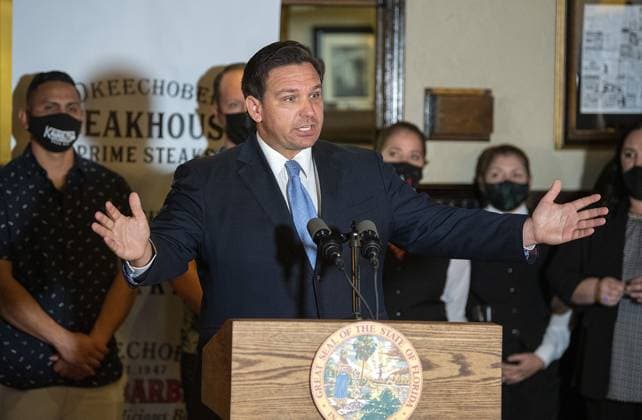 March 3, 2023, USA: Florida Gov. Ron DeSantis was recorded Thursday, March, 2, 2023, telling a member of a gun rights group that he supports allowing Floridians to openly carry guns in public Ã¢â‚¬ a measure that has been publicly opposed by some law enforcement officials and that would go further than any bill now filed for the upcoming legislative session. USA - ZUMAm67_ 20230303_zaf_m67_027 Copyright: xMichaelxLaughlinx