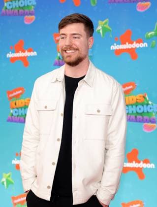 Mr. Beast attends the 37th annual Nickelodeon Kids Choice Awards at the Microsoft Theater in Los Angeles on Saturday, March 4, 2023.  LAP20230304187 GREGxGRUDT