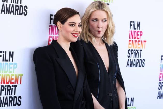 2023 Film Independent Spirit Awards Aubrey Plaza and Cate Blanchett arrive at the 2023 Film Independent Spirit Awards held at the Santa Monica Beach on March 4, 2023 in Santa Monica, Los Angeles, California, United States. Santa Monica Beach, Santa Monica, Los Angeles, California California United States  Copyright: xImagexPressxAgencyx originalFilename: collin-2023film230304_npAfT.jpg