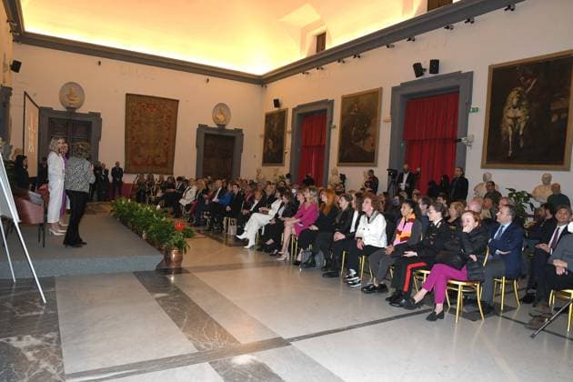 Rome, Sala della Protomoteca del Campidoglio Roma Rose Award 2023 , In the photo: Protomoteca del Campidoglio the Prize Winners  Copyright: xVincenzoxLandix xipa-agency.netx xVincenzoxLandix IPA_IPA36557290