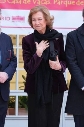 March 6, 2023, Madrid, Spain: Queen Sofia of Spain seen at the Casa de Vacas cultural center in Buen Retiro Park to preside over the presentation of the Queen Sofia Painting and Sculpture Awards in Madrid. Madrid Spain - ZUMAs197 20230306_zaa_s197_207 Copyright: xAtilanoxGarciax