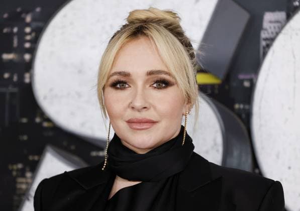 Hayden Panettiere arrives on the red carpet at the world premiere of Scream VI at AMC Lincoln Square on Monday, March 6, 2023 in New York City.  NYP20230306130 JohnxAngelillo