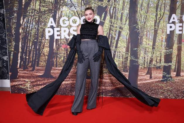 Entertainment Bilder des Tages . 08 03 2023. London, United Kingdom. Florence Pugh arriving at the A Good Person premiere in London.  xStephenxLockx xi-Imagesx IIM-24215-0012