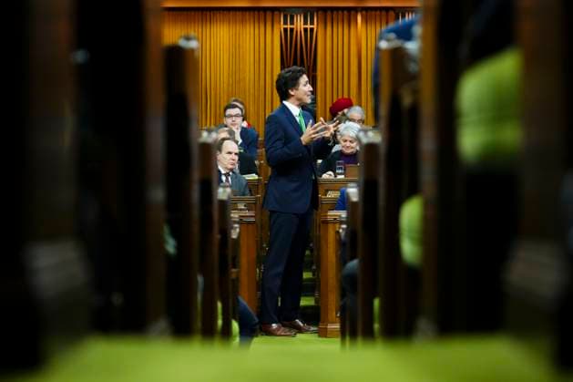 March 8, 2023, Ottawa, ON, CAN: Prime Minister Justin Trudeau answers a question during question period in the House of Commons on Parliament Hill, in Ottawa, Wednesday, March 8, 2023. Ottawa CAN  - ZUMAc35_ 20230308_zaf_c35_051 Copyright: xSeanxKilpatrickx