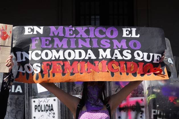 March 8, 2023, Toluca, Mexico: Women join a protest to demand stop violence based-gender to commemorate International Women s Day. on March 8, 2023 in Mexico City, Mexico. Toluca Mexico - ZUMAe321 20230309_zia_e321_197 Copyright: xAmareshxV.xNarrox