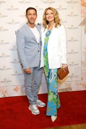Marcel Remus und Frauke Ludowig bei der Remus Pre Award Tea Time zugunsten der DKMS im Beverly Hills Hotel. Beverly Hills, 08.03.2023