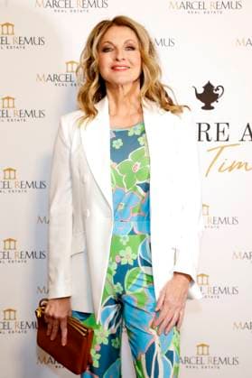 Frauke Ludowig bei der Remus Pre Award Tea Time zugunsten der DKMS im Beverly Hills Hotel. Beverly Hills, 08.03.2023
