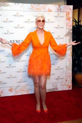 Brigitte Nielsen bei der Remus Pre Award Tea Time zugunsten der DKMS im Beverly Hills Hotel. Beverly Hills, 08.03.2023