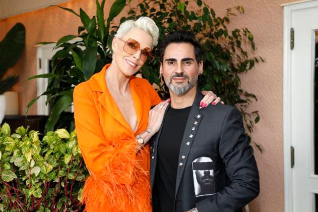 Brigitte Nielsen mit Ehemann Mattia Dessi bei der Remus Pre Award Tea Time zugunsten der DKMS im Beverly Hills Hotel. Beverly Hills, 08.03.2023