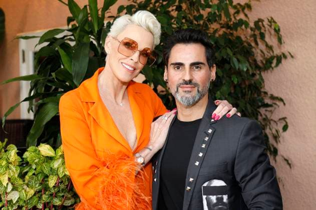 Brigitte Nielsen mit Ehemann Mattia Dessi bei der Remus Pre Award Tea Time zugunsten der DKMS im Beverly Hills Hotel. Beverly Hills, 08.03.2023