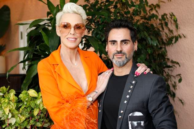 Brigitte Nielsen mit Ehemann Mattia Dessi bei der Remus Pre Award Tea Time zugunsten der DKMS im Beverly Hills Hotel. Beverly Hills, 08.03.2023
