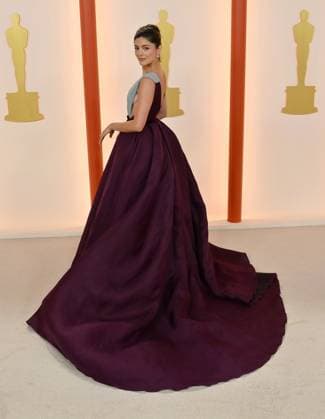 Monica Barbaro attends the 95th annual Academy Awards at the Dolby Theatre in the Hollywood section of Los Angeles on Sunday, March 12, 2023.  LAP2023031229 JIMxRUYMEN
