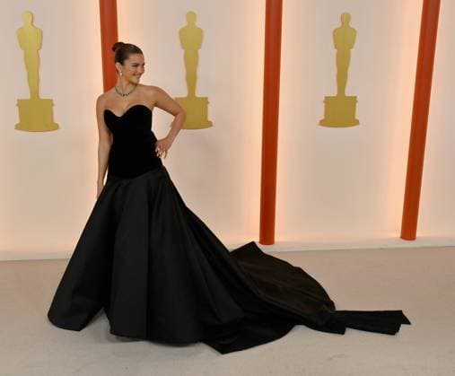 Chloe East attends the 95th annual Academy Awards at the Dolby Theatre in the Hollywood section of Los Angeles on Sunday, March 12, 2023.  LAP2023031273 JIMxRUYMEN