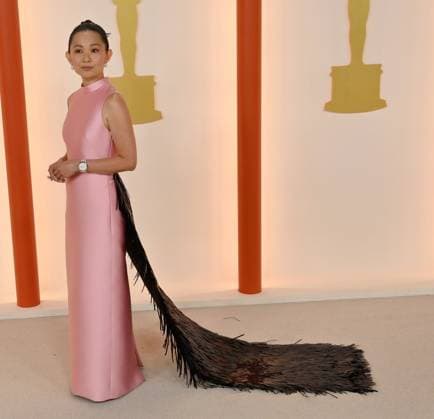 Hong Chau attends the 95th annual Academy Awards at the Dolby Theatre in the Hollywood section of Los Angeles on Sunday, March 12, 2023.  LAP2023031297 JIMxRUYMEN
