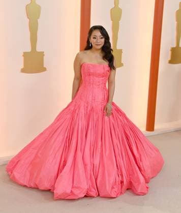 Stephanie Hsu attends the 95th annual Academy Awards at the Dolby Theatre in the Hollywood section of Los Angeles on Sunday, March 12, 2023.  LAP2023031211070 JIMxRUYMEN