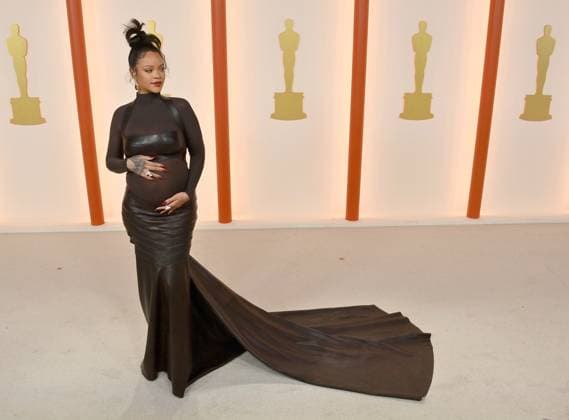 Rihanna attends the 95th annual Academy Awards at the Dolby Theatre in the Hollywood section of Los Angeles on Sunday, March 12, 2023.  LAP2023031211117 JIMxRUYMEN